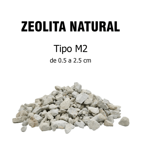 Zeolita Natural Clinoptilolita, Bulto de 25 kgs Tipo M2 Gruesa - Imagen 2